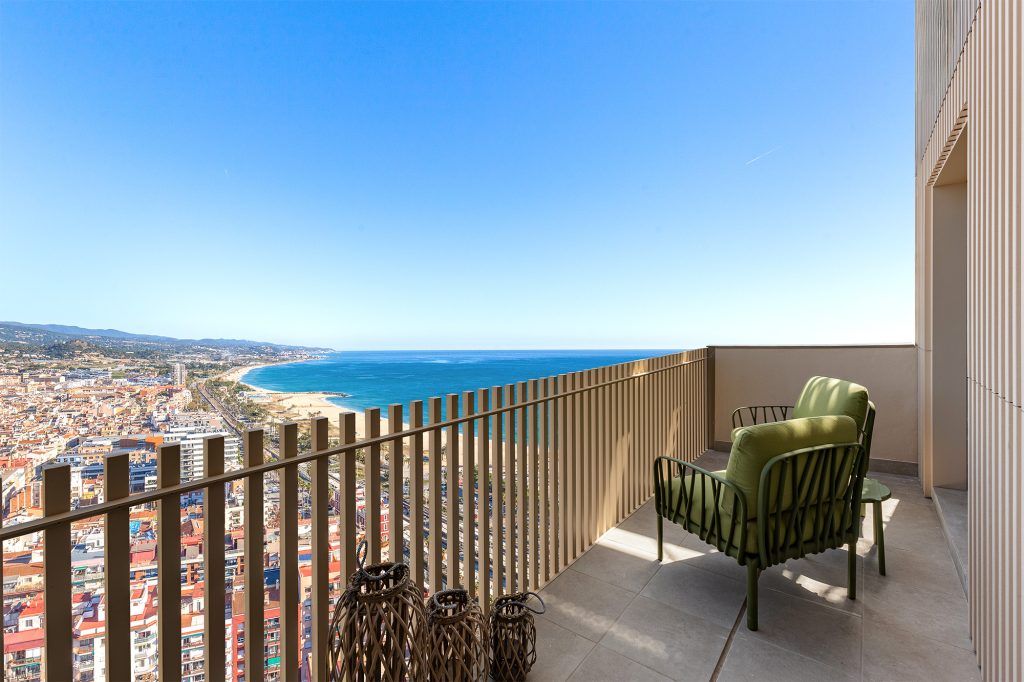Pisos con vistas panorámicas en Mataró, Torre Barceló