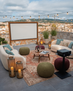 cómo amueblar una terraza en Torre Barceló
